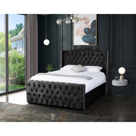 Selini Plush Velvet Luxury Bed Frame