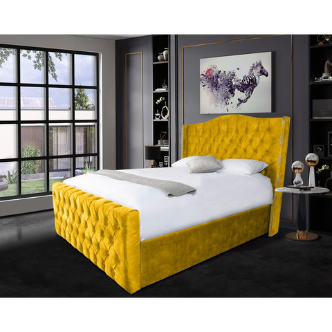 Selini Plush Velvet Luxury Bed Frame