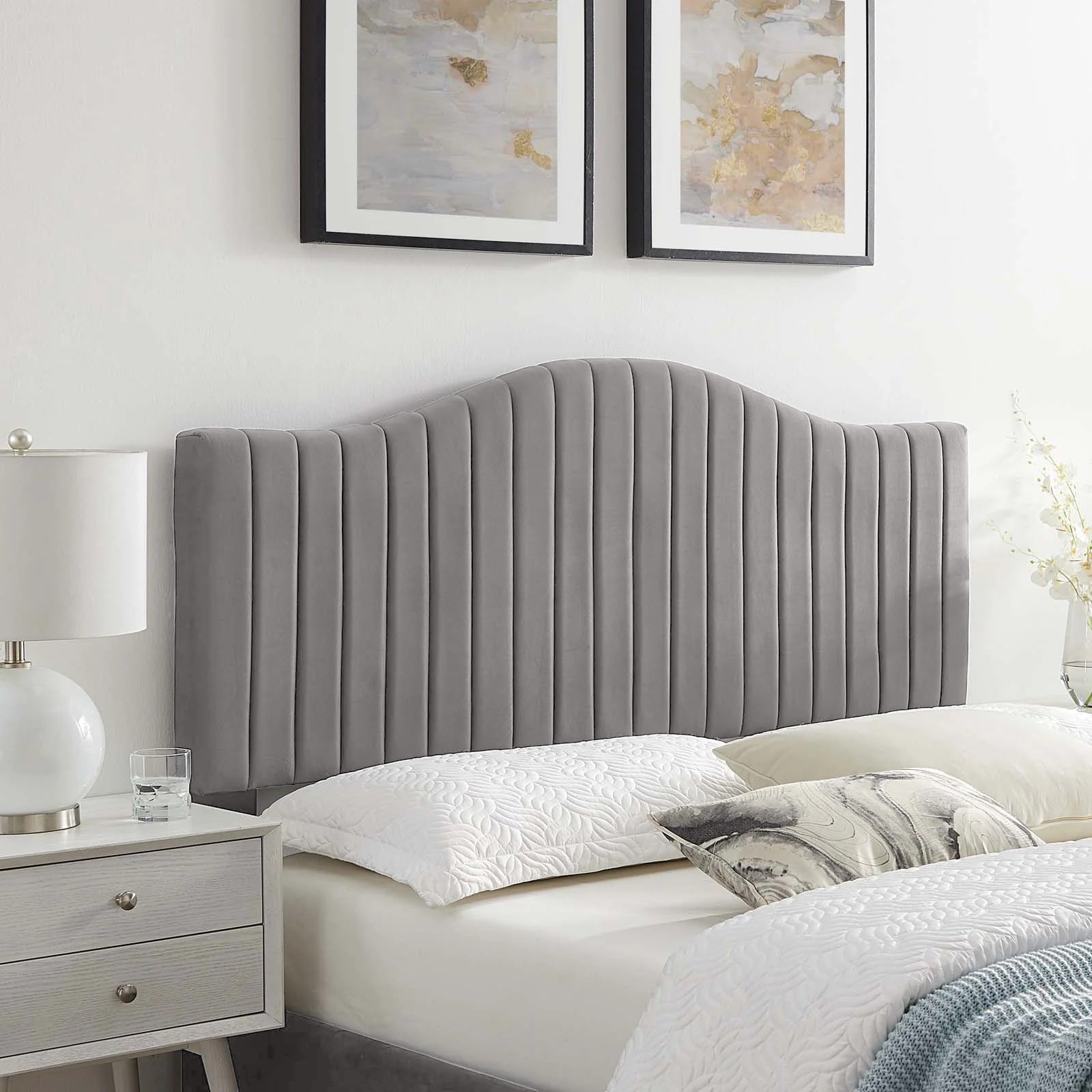 Serenity Plush 26 inch Strutted Headboard