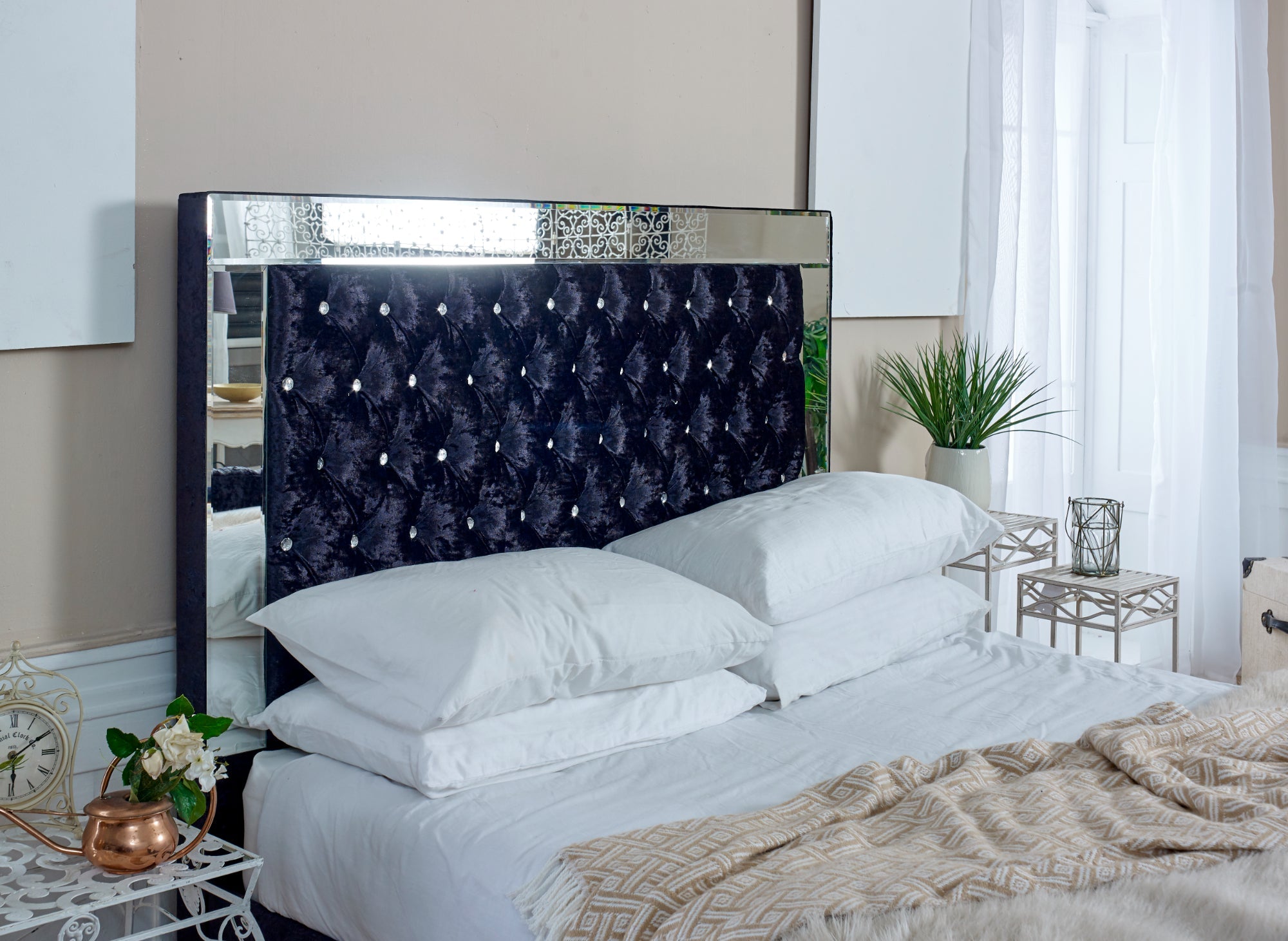 Skipton Crush Bed Frame