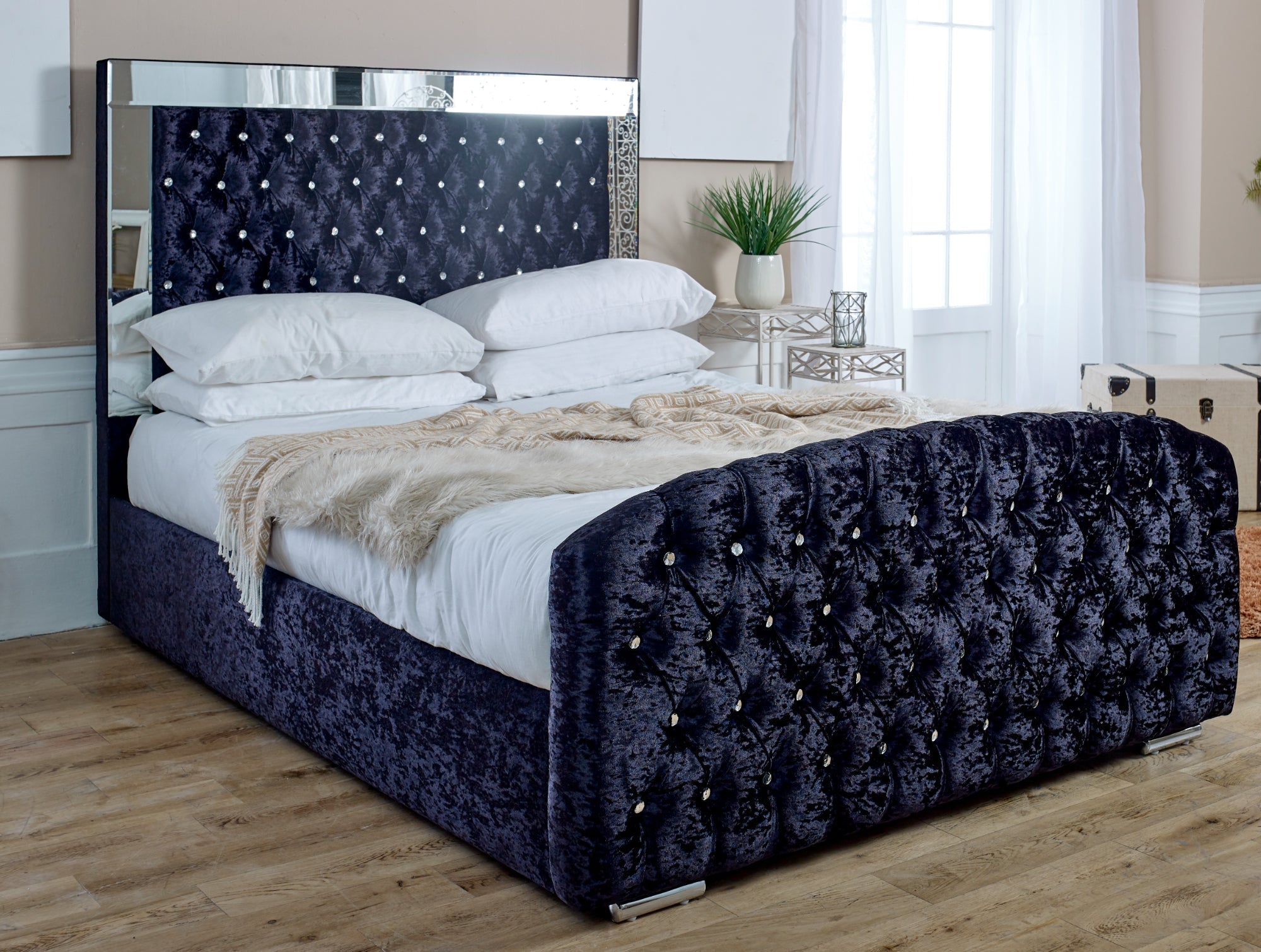 Skipton Crush Bed Frame