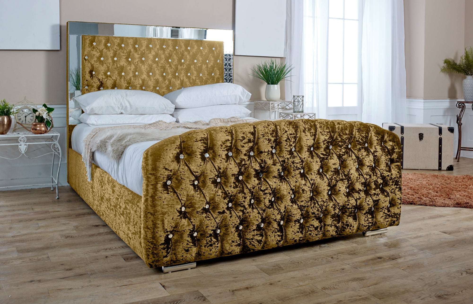 Skipton Crush Bed Frame