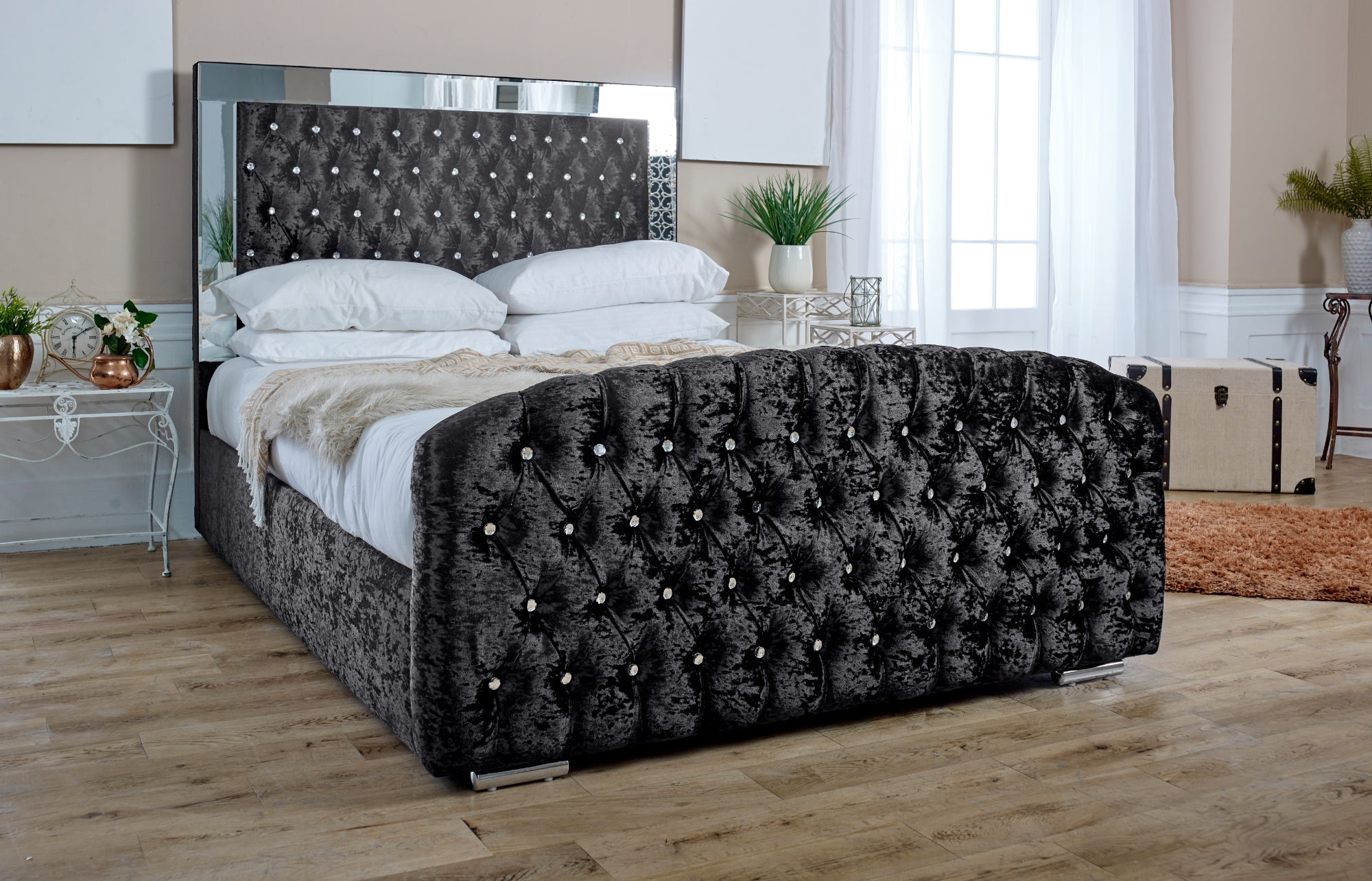 Skipton Crush Bed Frame