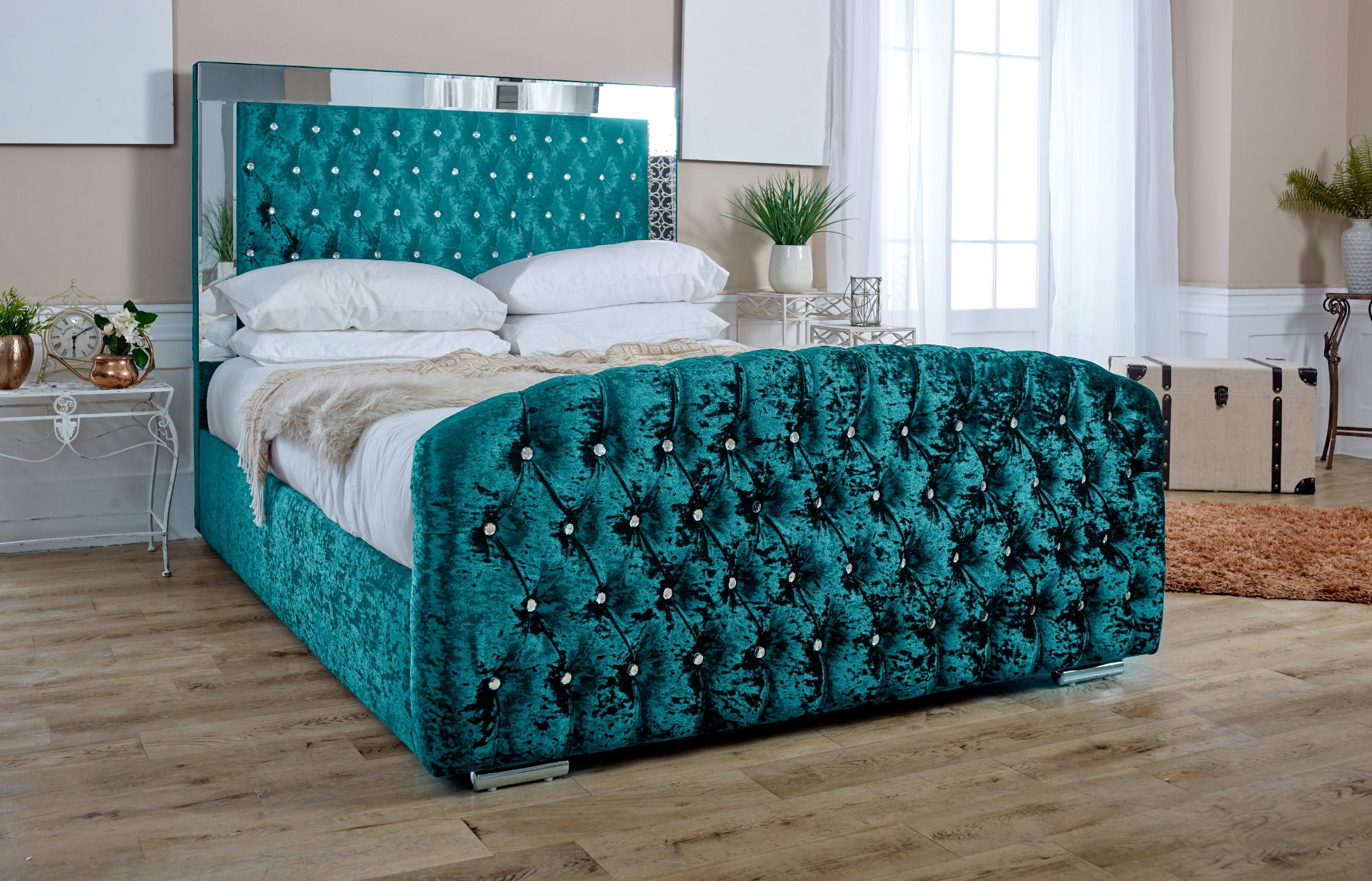 Skipton Crush Bed Frame