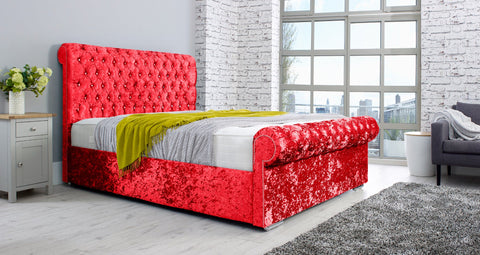 Santino Crush Bed Frame