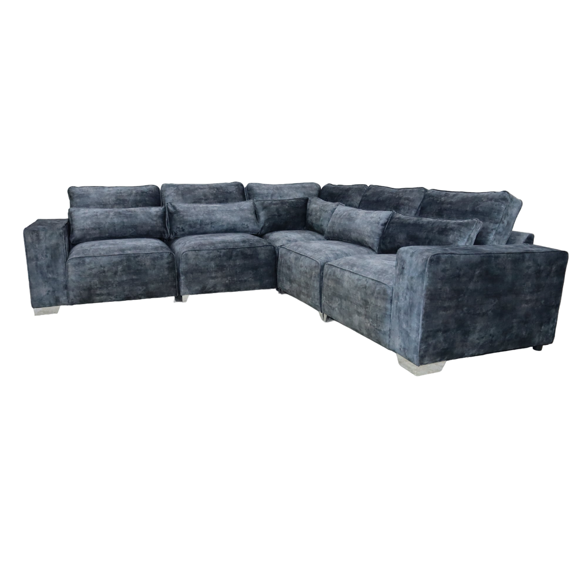 Sicilly Milano Charcoal Sofa Full Back 2c2