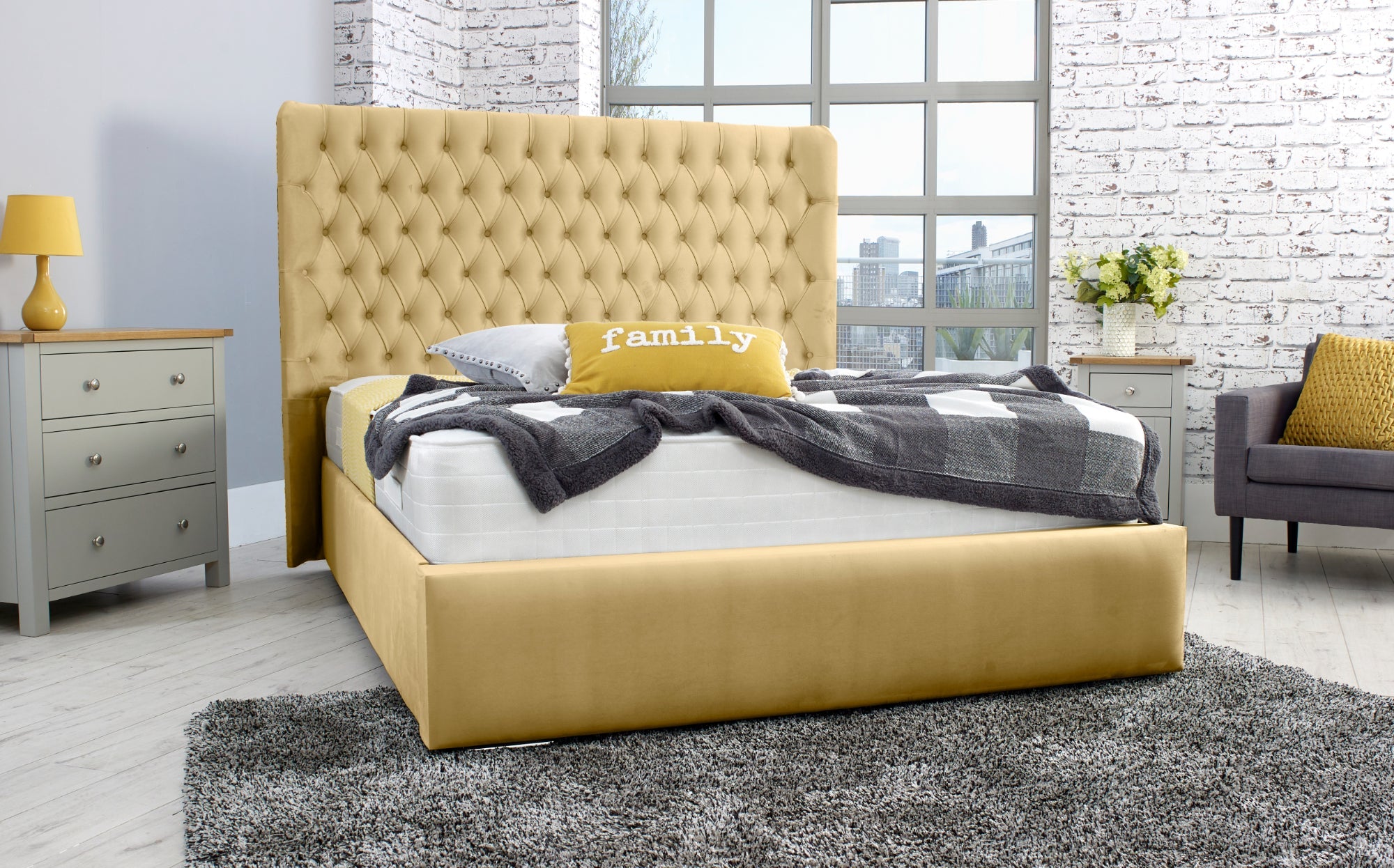 Terra Plush Bed Frame