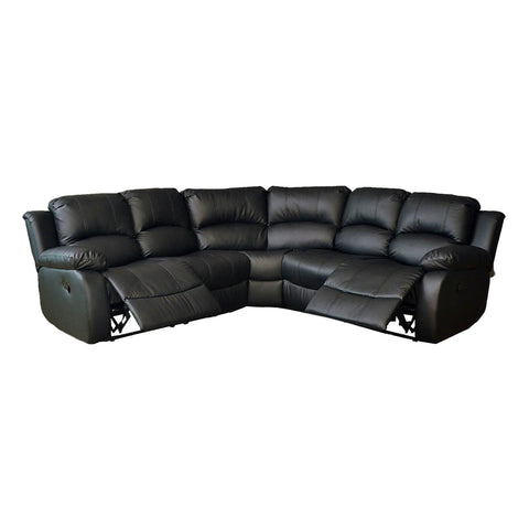 Vexton Bonded Leather Recliner 2c2 Corner Sofa