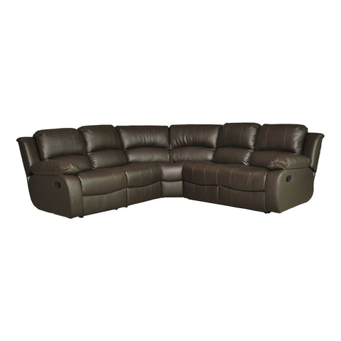 Vexton Bonded Leather Recliner 2c2 Corner Sofa