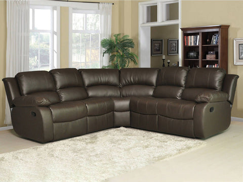 Vexton Bonded Leather Recliner 2c2 Corner Sofa