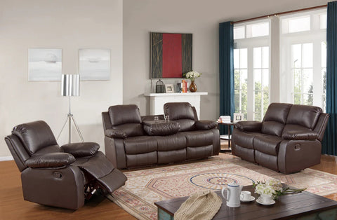 Vexton Bonded Leather Recliner 3+2+1 Sofa