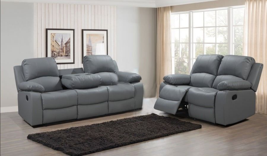 Vexton Bonded Leather Recliner 3+2 Sofa