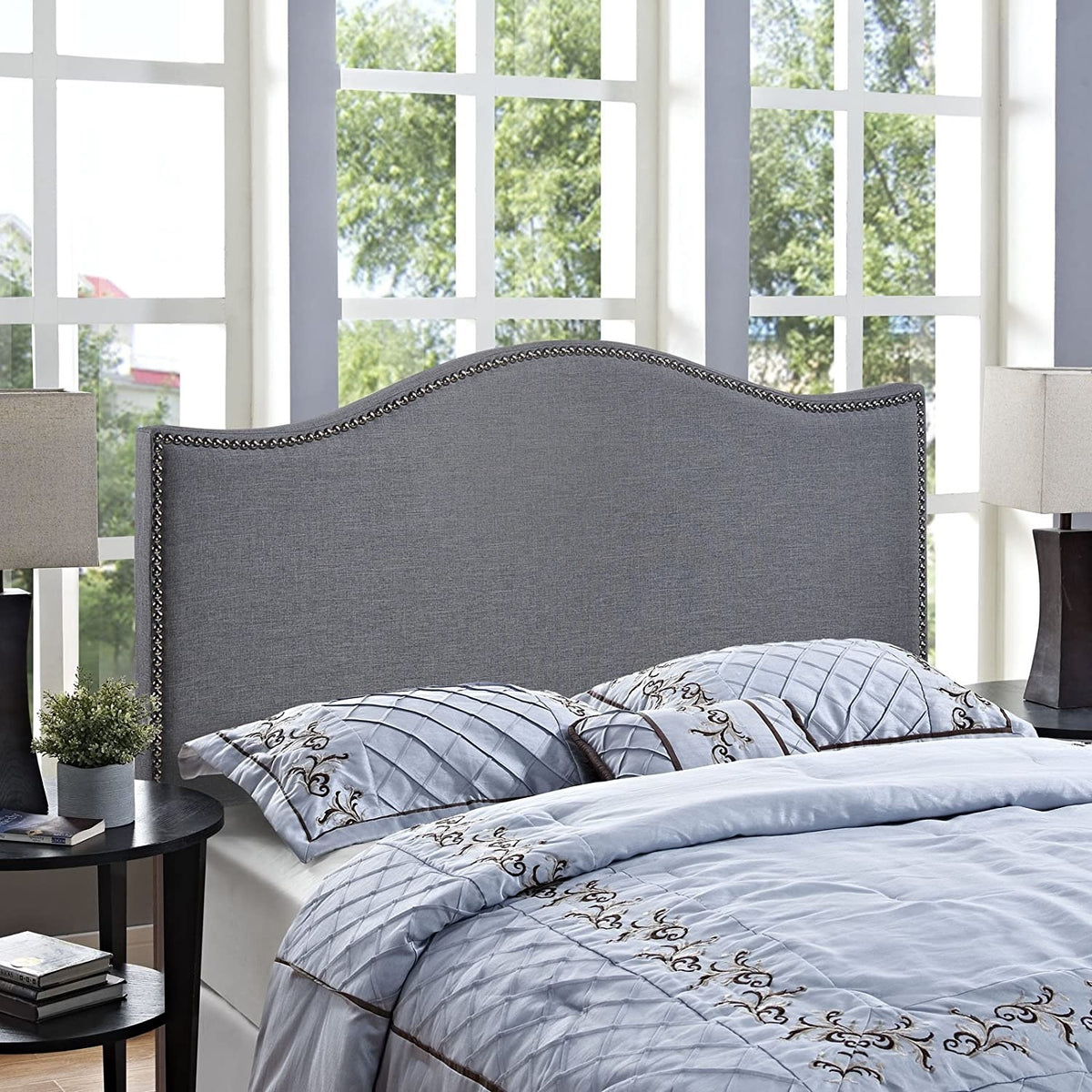 Wayno Linen 26 inch Strutted Headboard