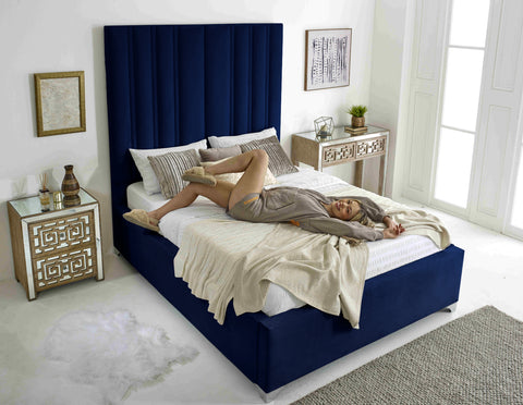 Wilburn Plush Velvet Bed Frame