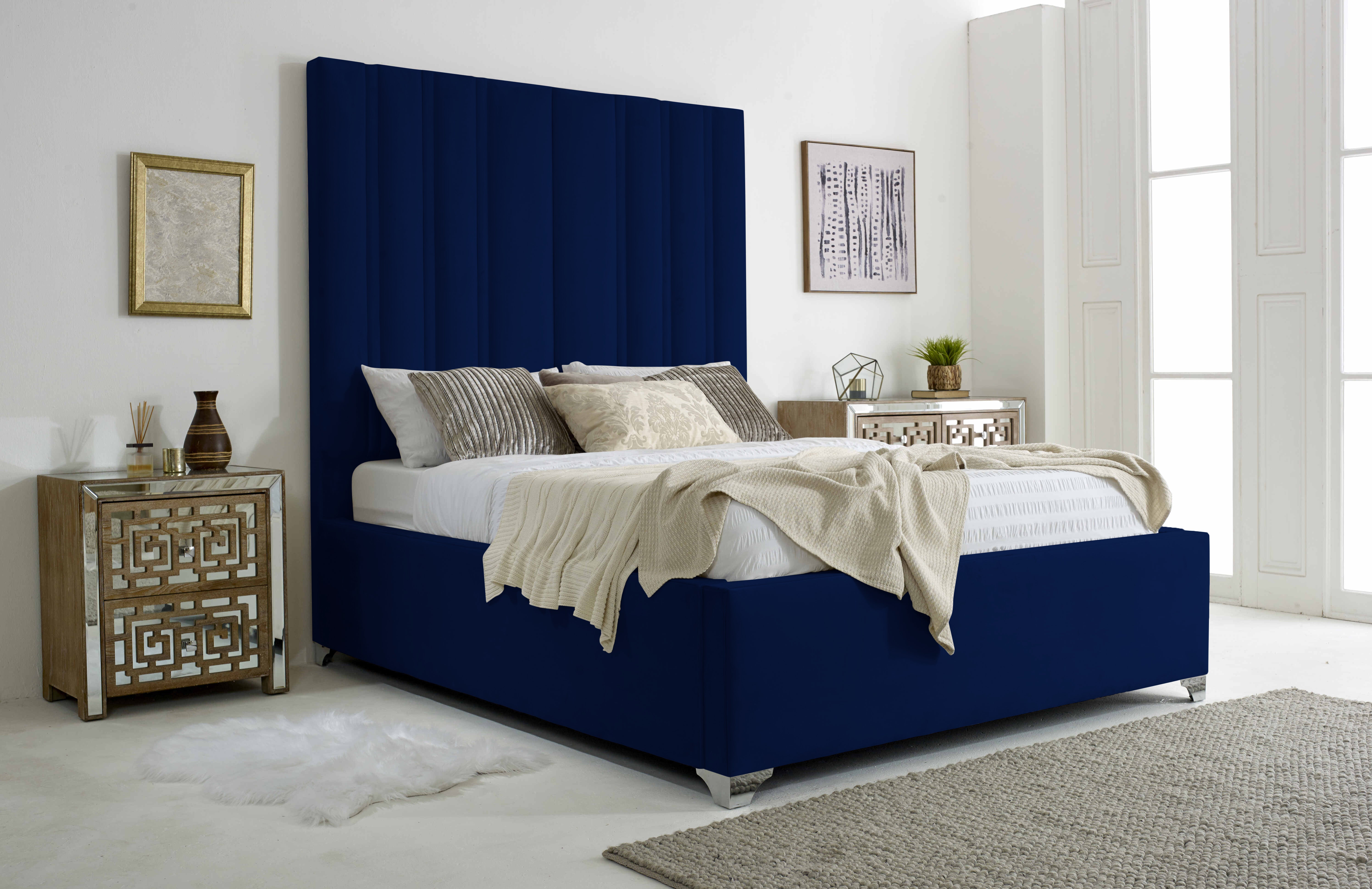 Wilburn Plush Velvet Bed Frame