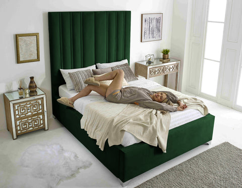 Wilburn Plush Velvet Bed Frame