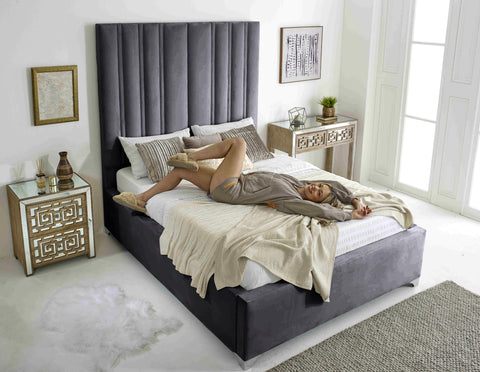 Wilburn Plush Velvet Bed Frame