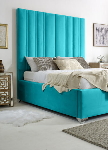 Wilburn Plush Velvet Bed Frame