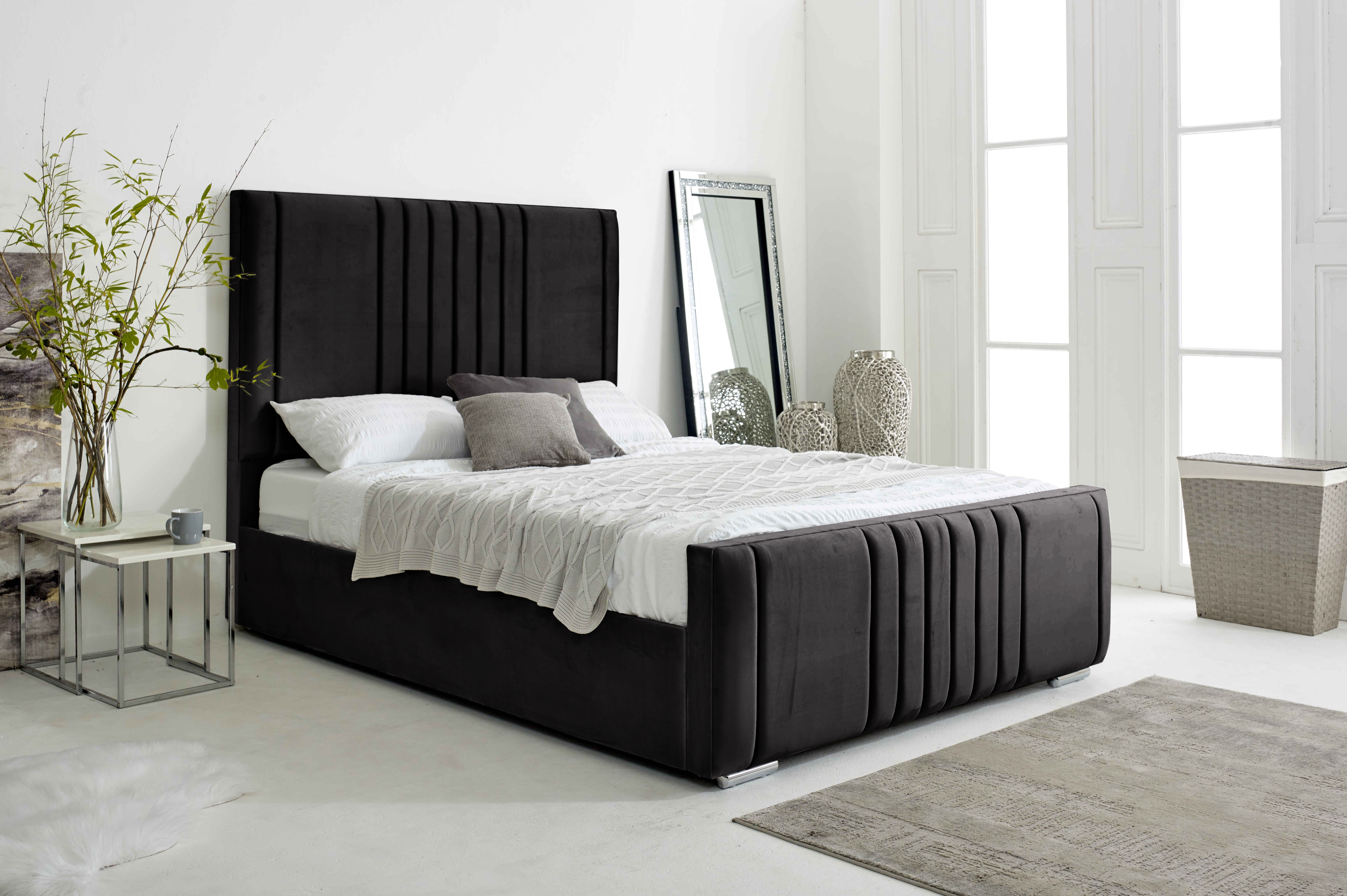 Willard Plush Velvet Bed Frame