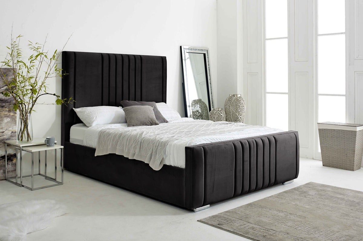 Willard Plush Velvet Bed Frame