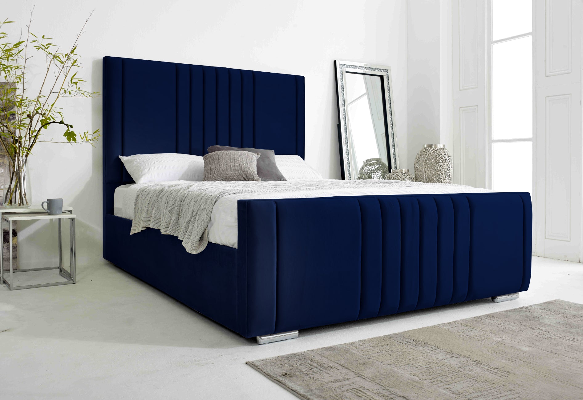 Willard Plush Velvet Bed Frame
