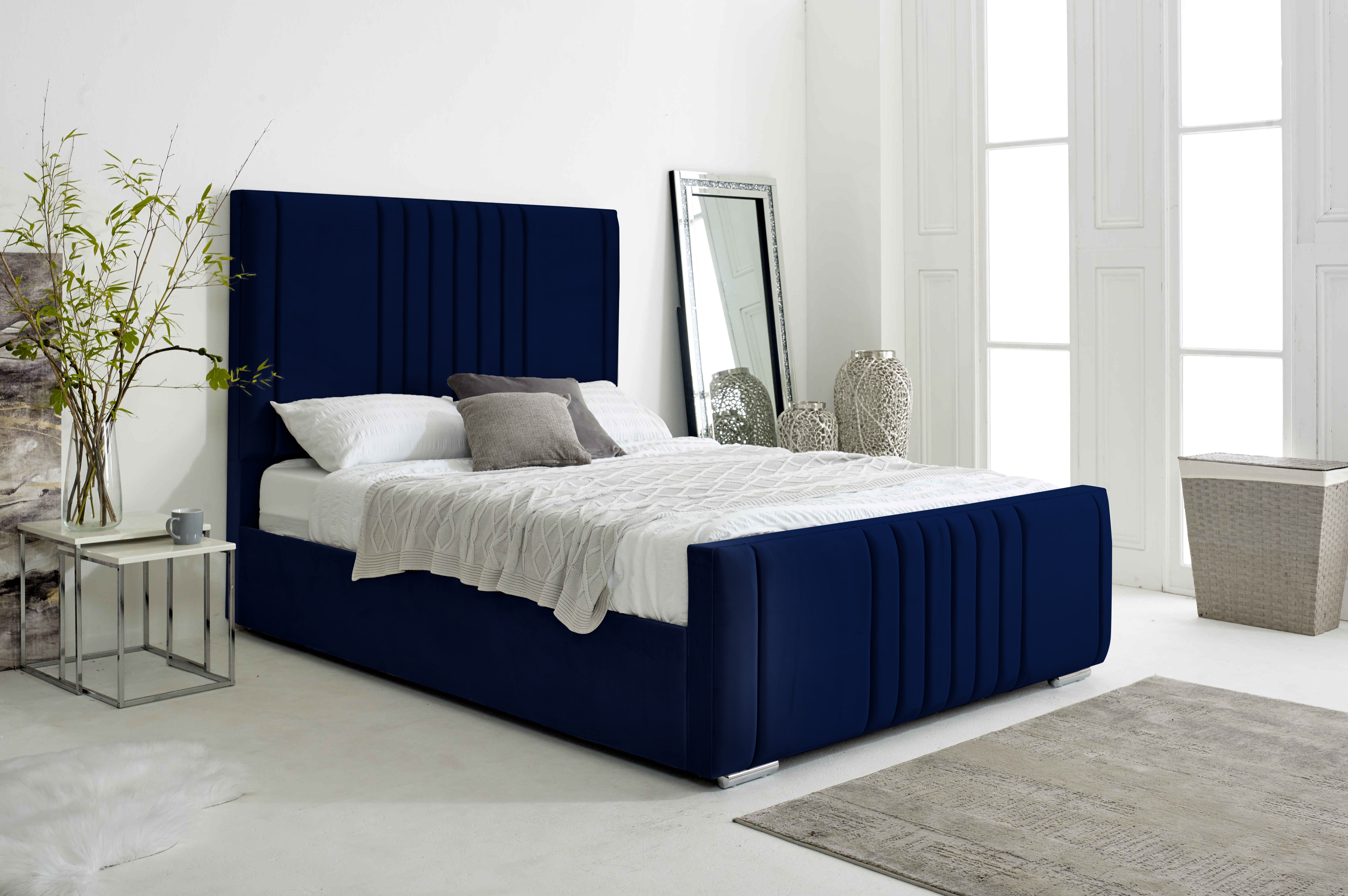 Willard Plush Velvet Bed Frame