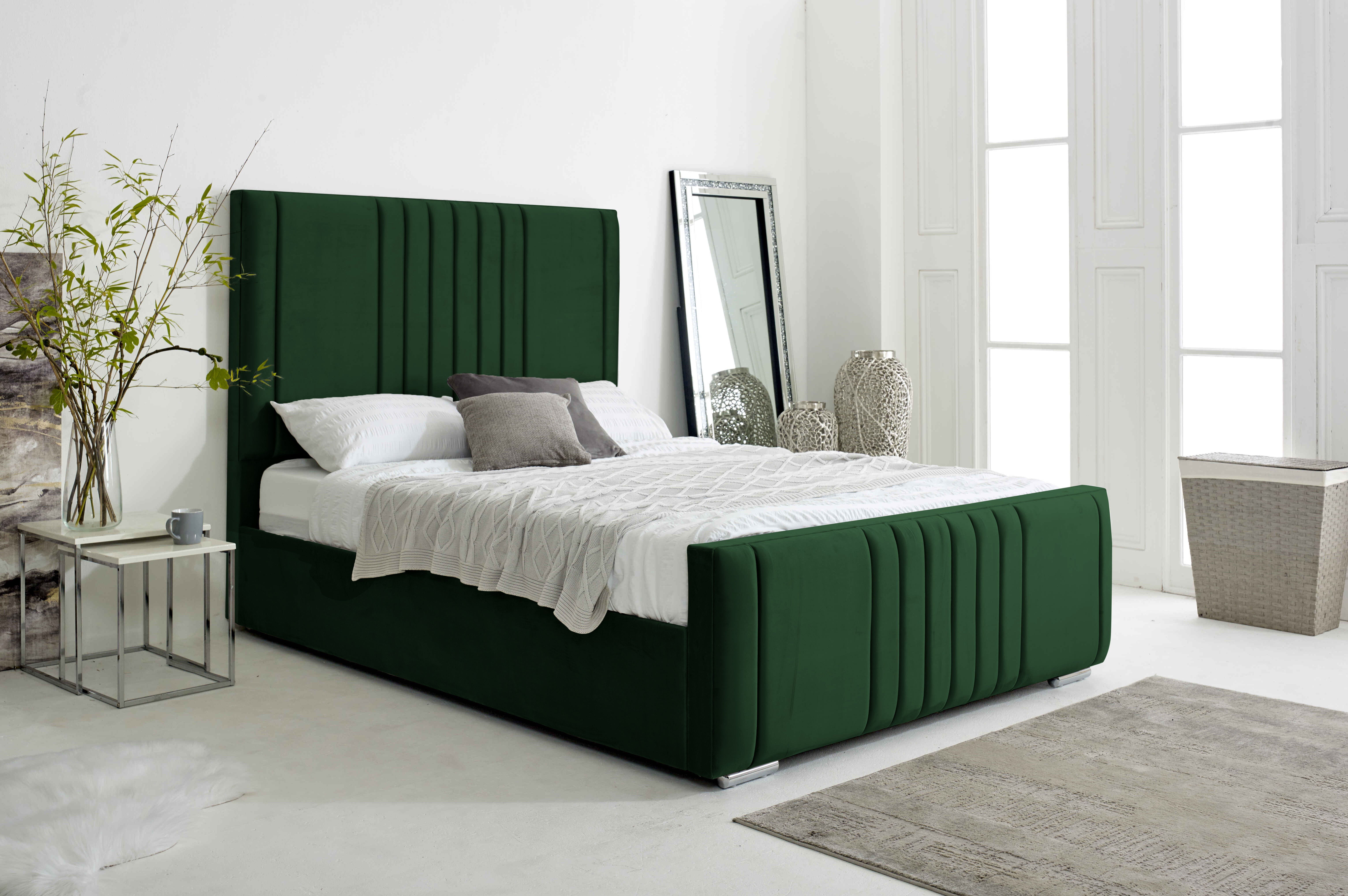 Willard Plush Velvet Bed Frame