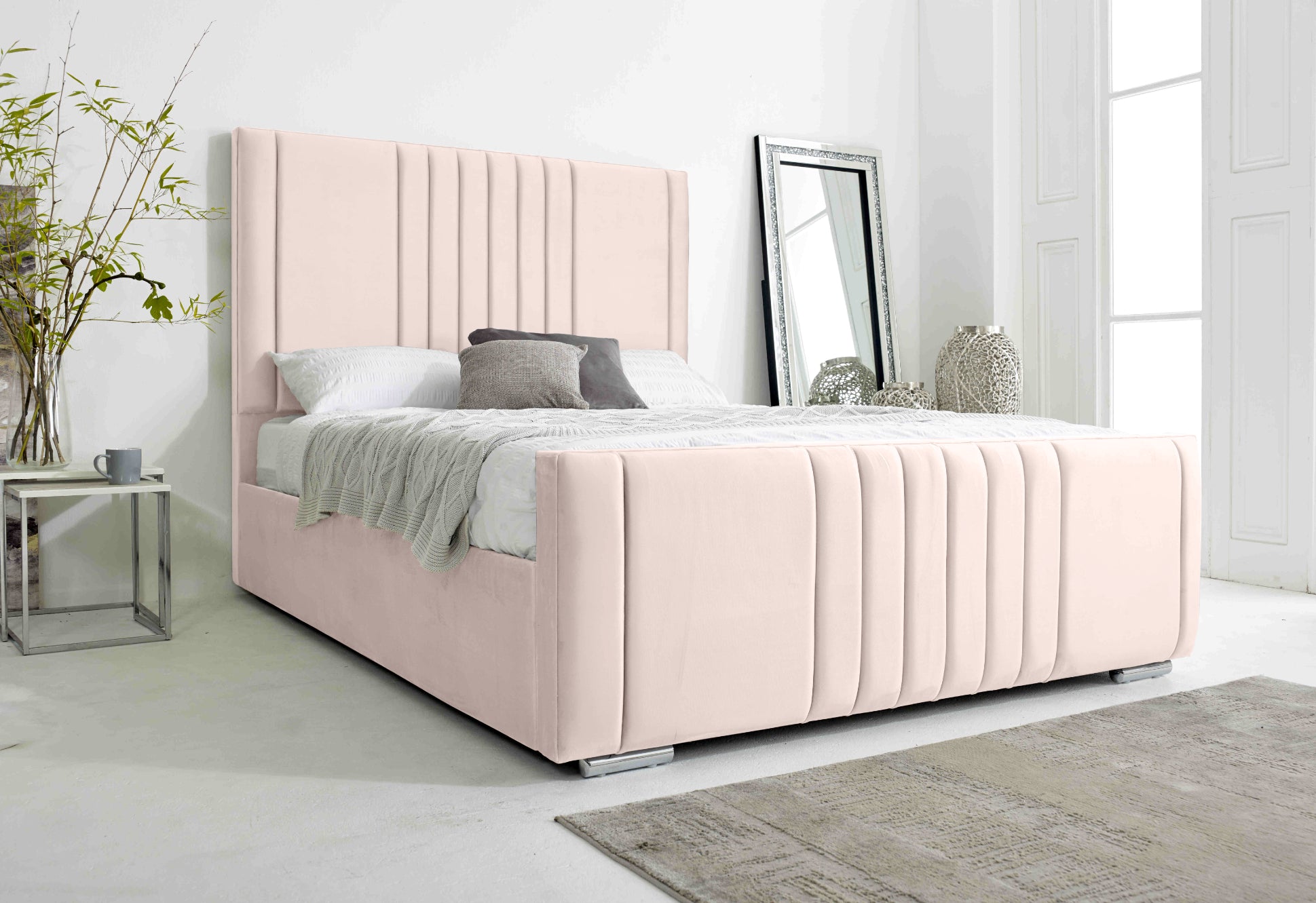 Willard Plush Velvet Bed Frame