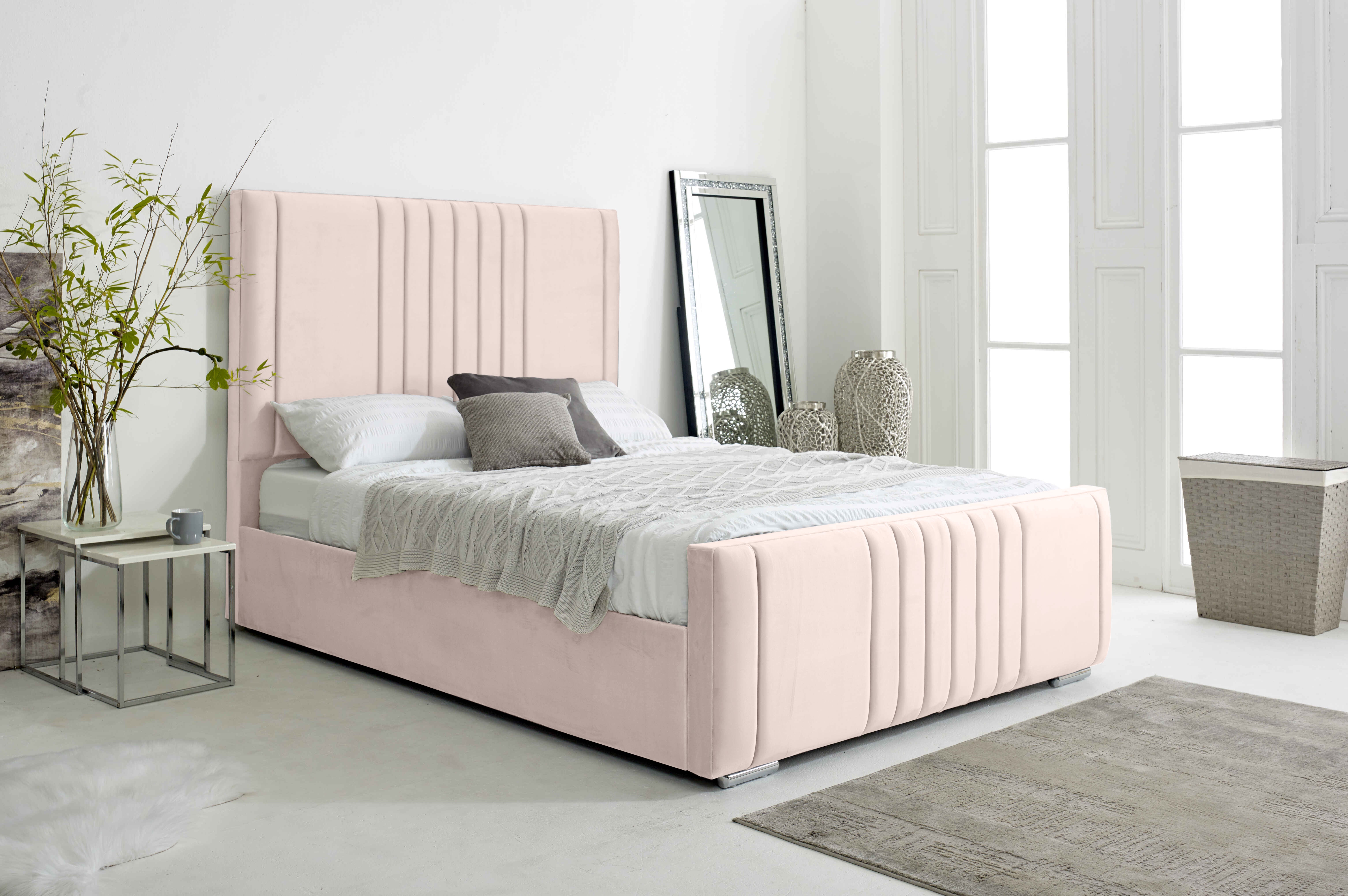 Willard Plush Velvet Bed Frame