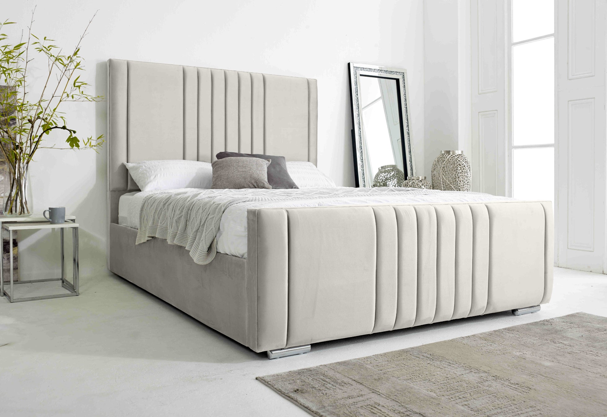 Willard Plush Velvet Bed Frame
