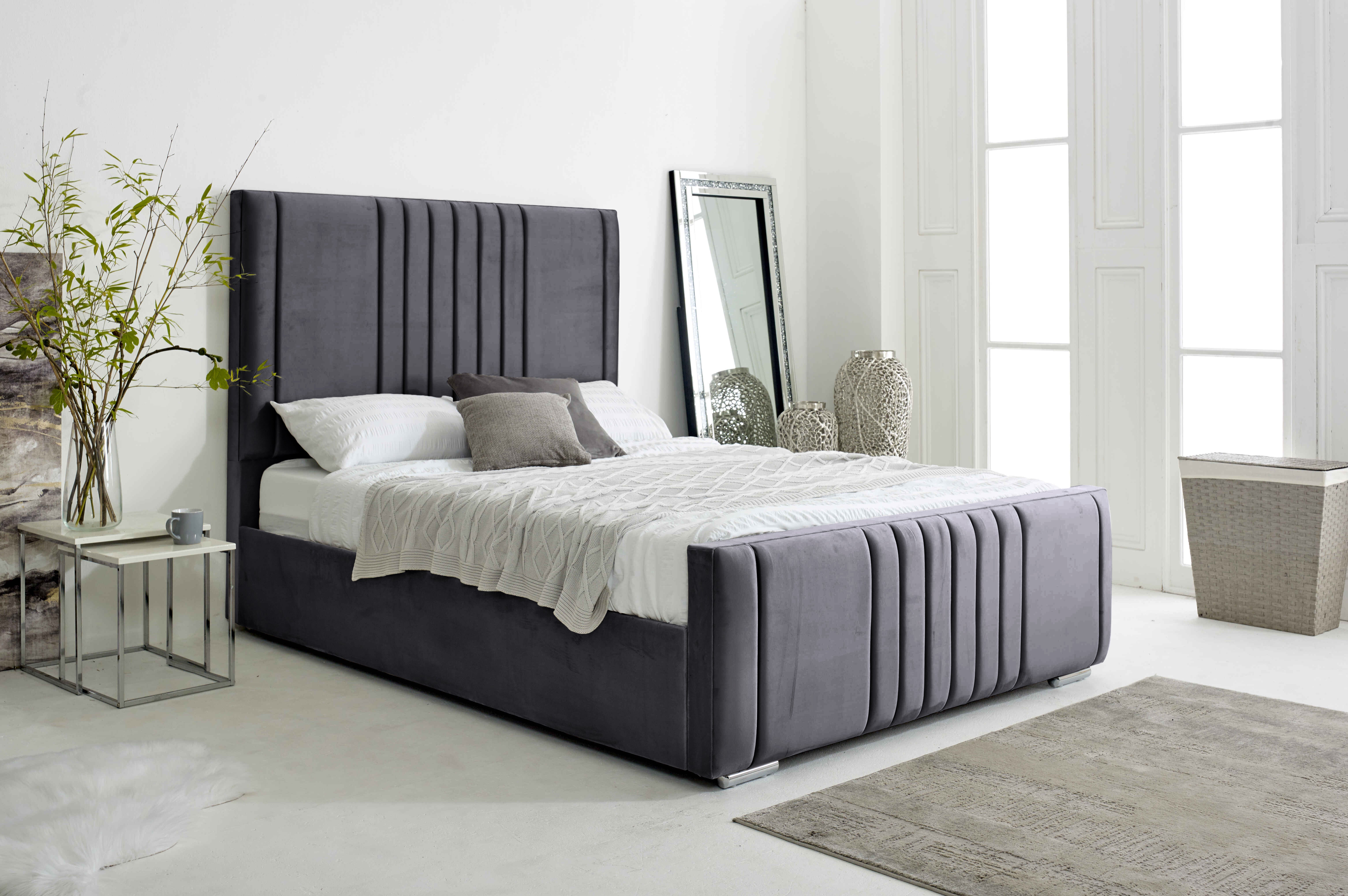 Willard Plush Velvet Bed Frame