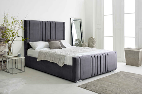 Willard Plush Velvet Bed Frame