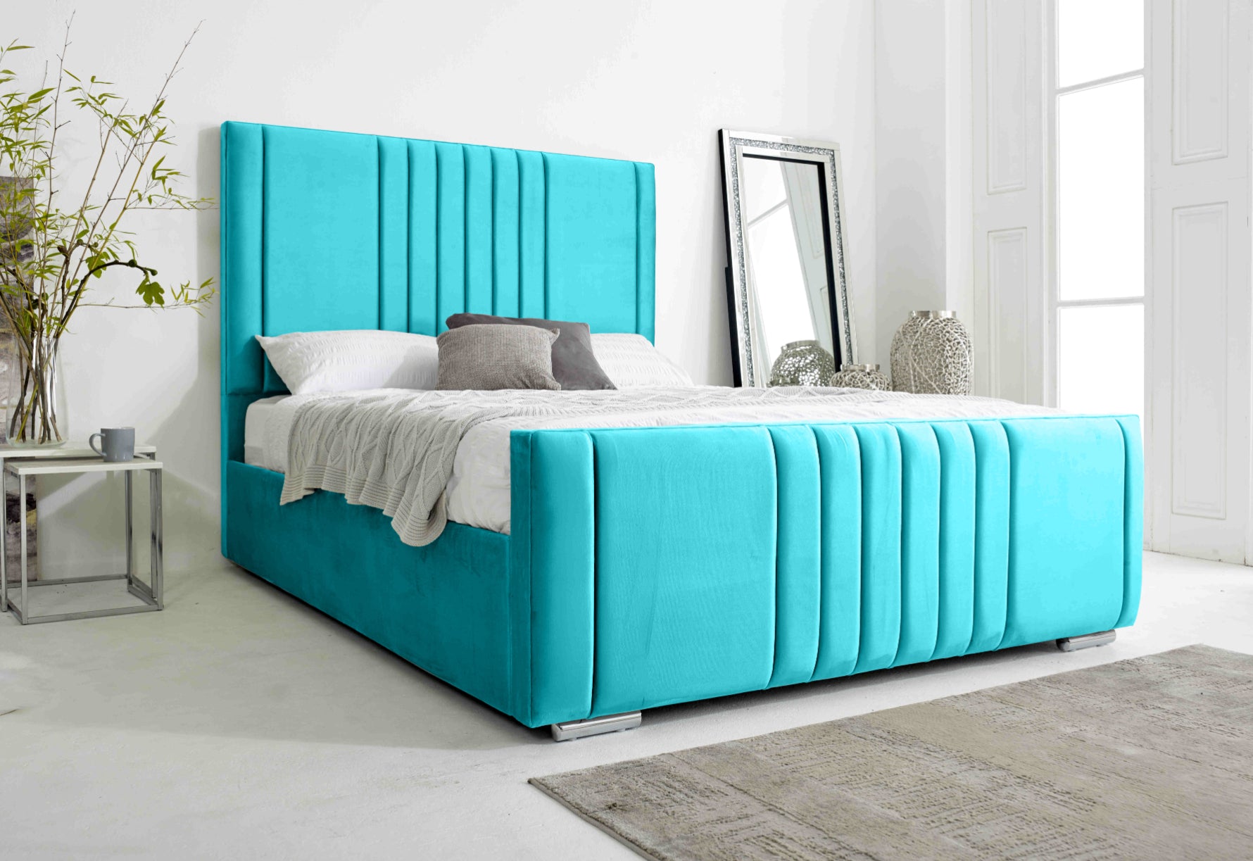 Willard Plush Velvet Bed Frame