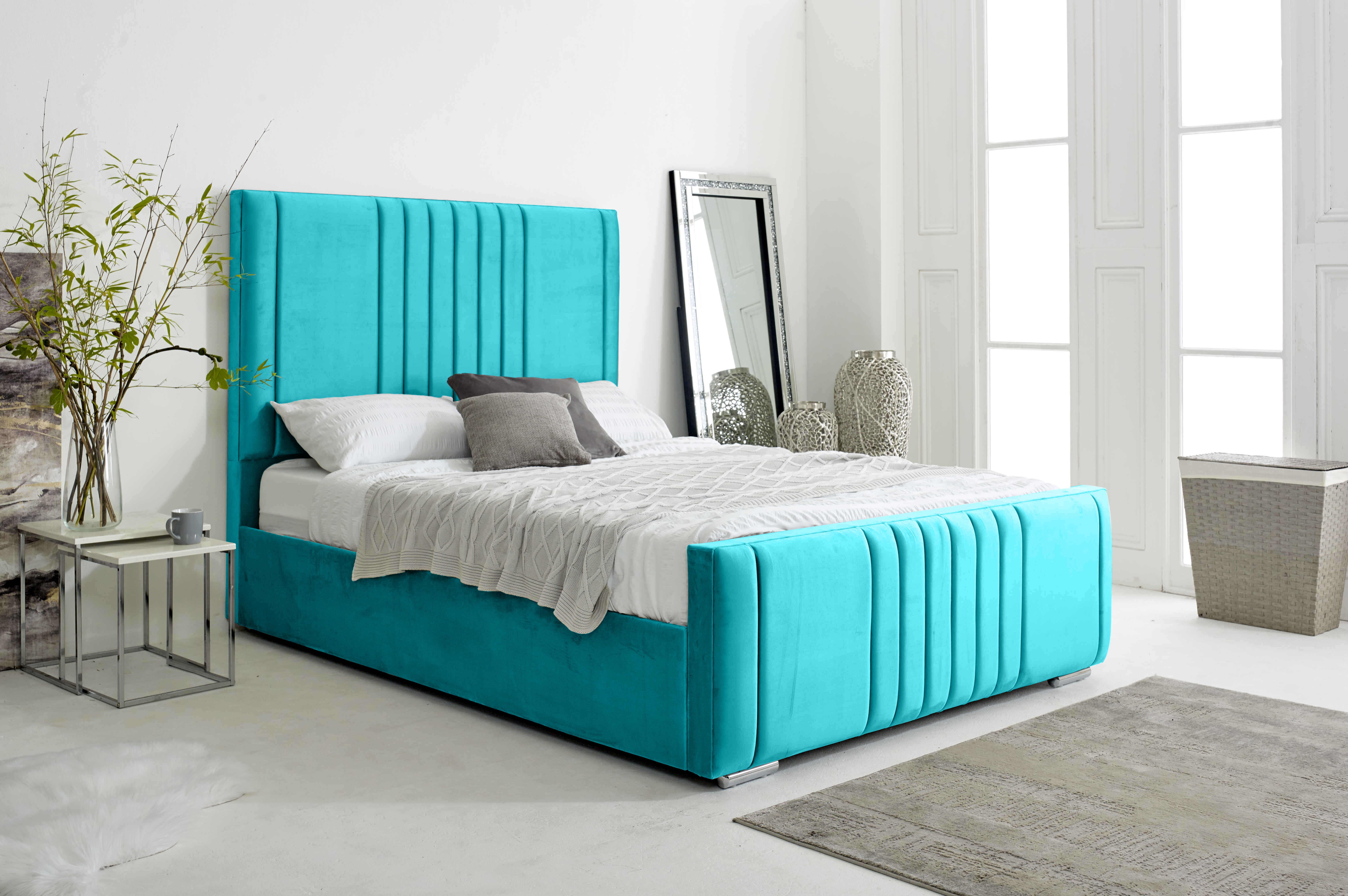 Willard Plush Velvet Bed Frame