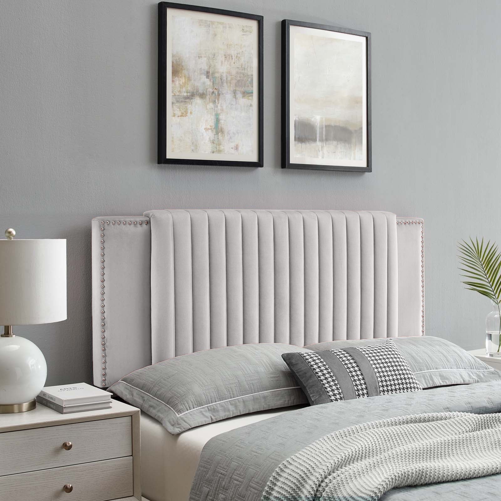 Zenith Plush 26 inch Strutted Headboard