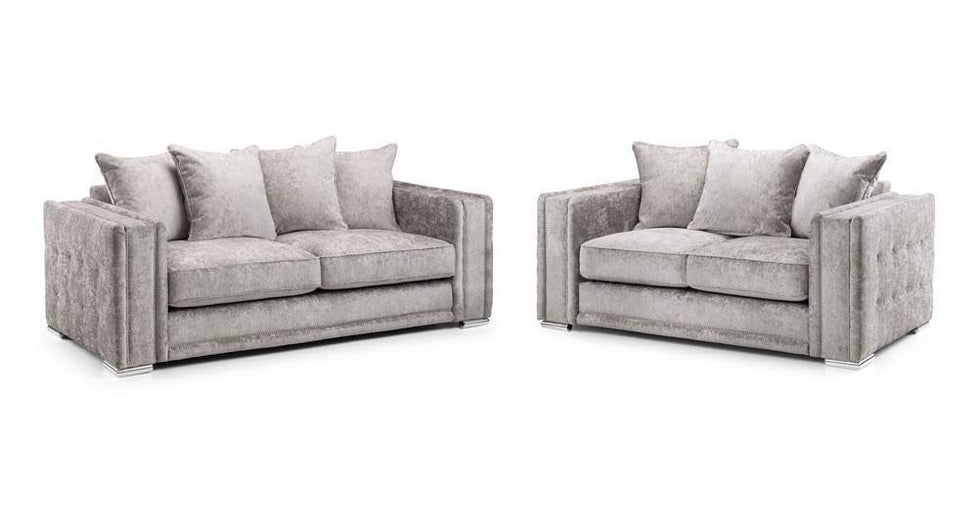 Alexa 3+2 Truffle Chenille Sofa