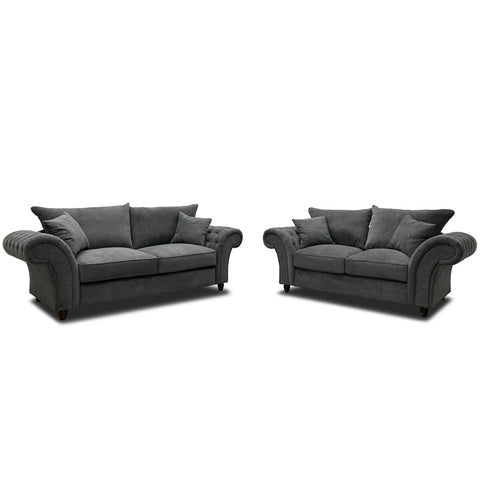 Winton Linen Sofa Set